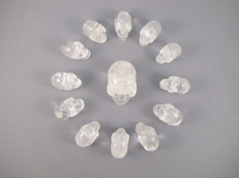 CS-13-Q : 13 Quartz Crystal Skulls Set