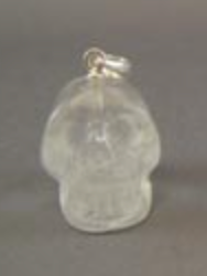 SP-1-Q : Clear Quartz Crystal Skull Pendant (small)