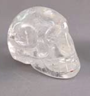 QR-S-40 :  Rainbow Quartz Crystal Skull