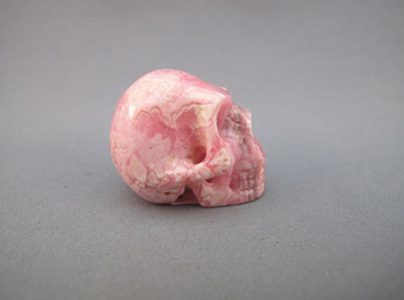 RC-S-25 : Rhodochrosite Crystal Skull