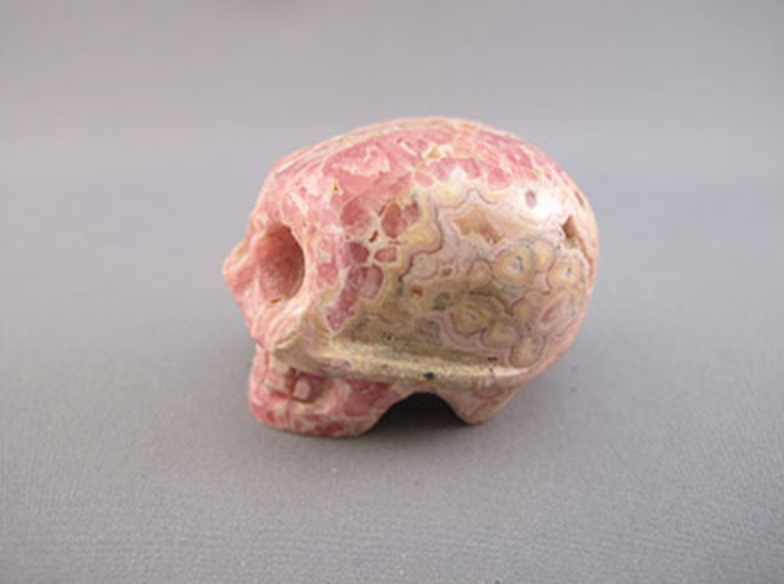 RC-M-90 : Rhodochrosite Crystal Skull