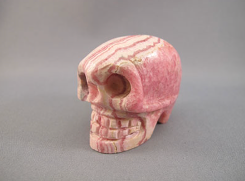 RC-M-170 : Rhodochrosite Crystal Skull