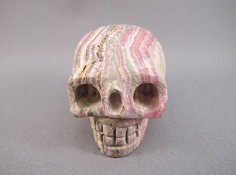 RC-M-205 : Rhodochrosite Crystal Skull