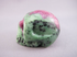RZ-M-120 : Green Zoisite with Ruby Crystal Skull