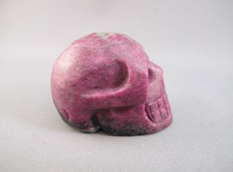 RZ-M-119 : Red Ruby Zoisite Crystal Skull