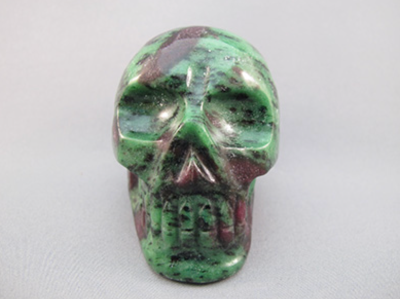 RZ-M-435 : Ruby Zoisite Crystal Skull