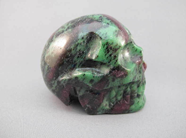 RZ-M-435 : Ruby Zoisite Crystal Skull