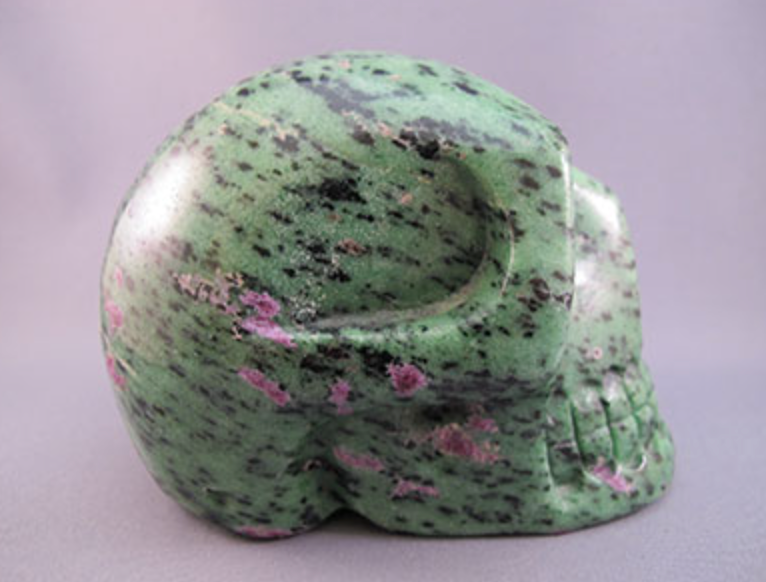 RZ-L-1616 : Ruby Zoisite Crystal Skull