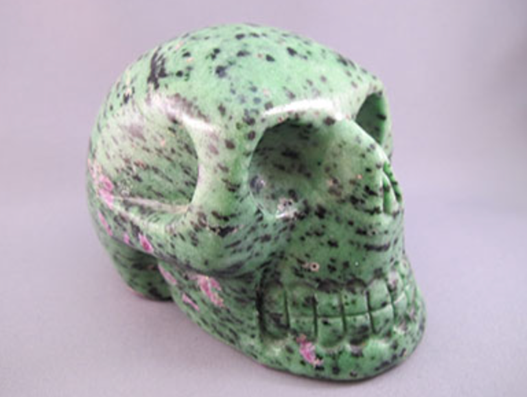 RZ-L-1616 : Ruby Zoisite Crystal Skull