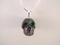 SLP-1-RZ : Ruby Zoisite Crystal Skull Pendant (small)