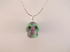 MP-1-RZ : Ruby Zoisite Crystal Skull Pendant (medium)