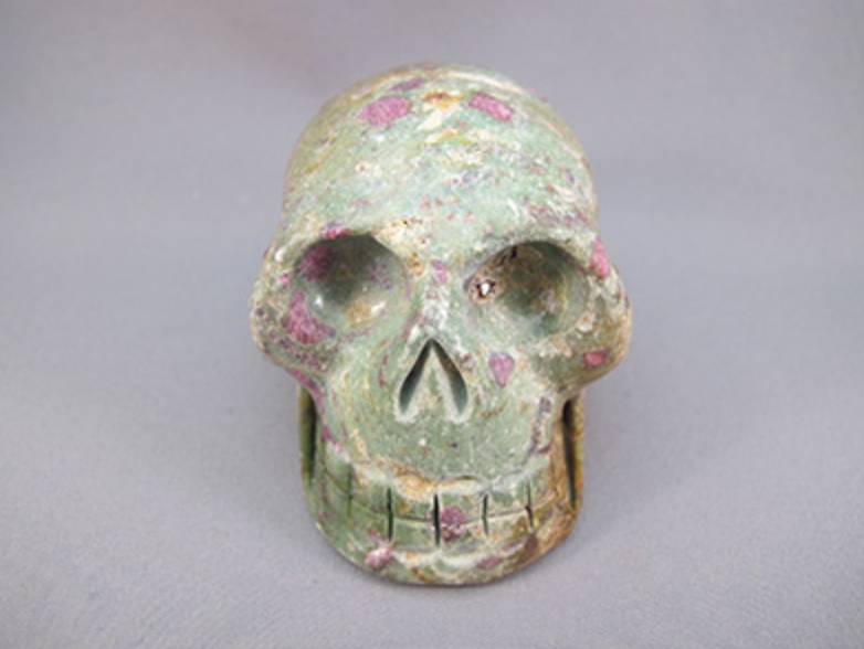 RF-M-398 : Ruby Fuchsite Crystal Skull