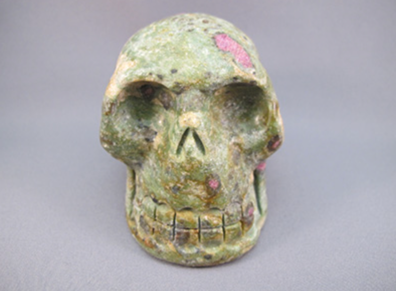 RF-M-587 : Ruby Fuchsite Crystal Skull