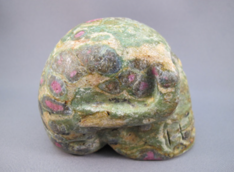 RF-M-587 : Ruby Fuchsite Crystal Skull