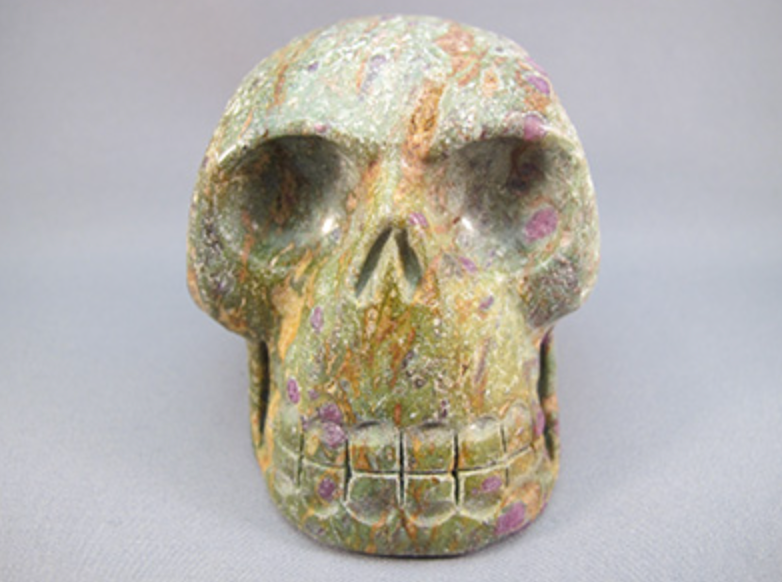 RF-M-652 : Ruby Fuchsite Crystal Skull