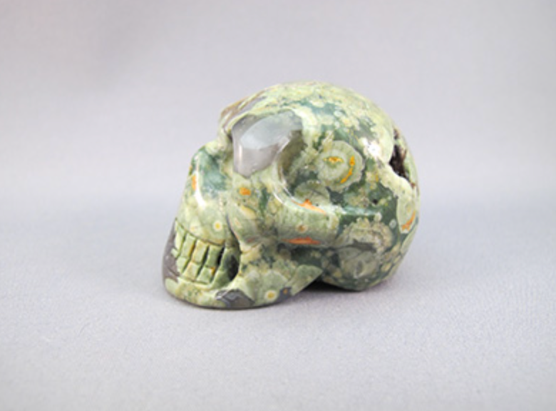 RHY-S-50 : Rhyolite Crystal Skull