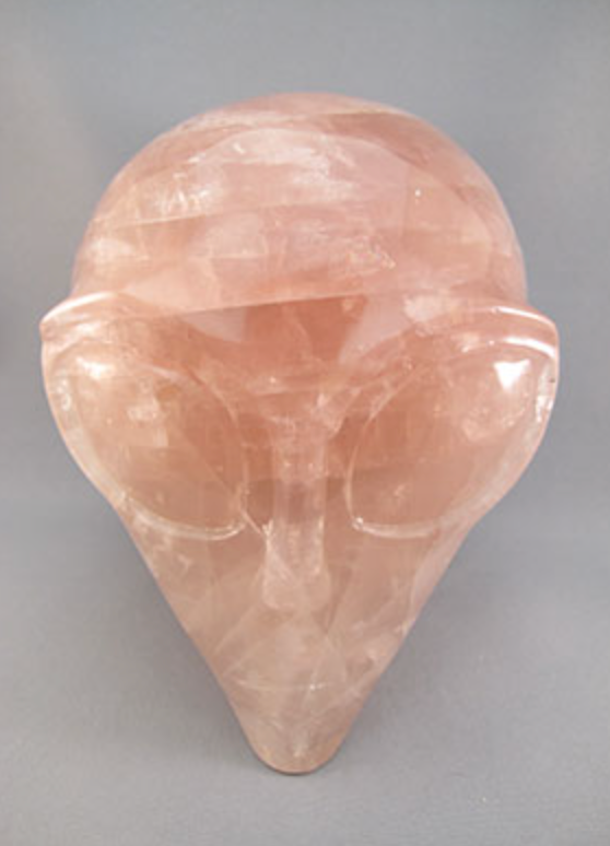 A-RQ-L-3726 : Star Rose Quartz Starbeing Crystal Skull