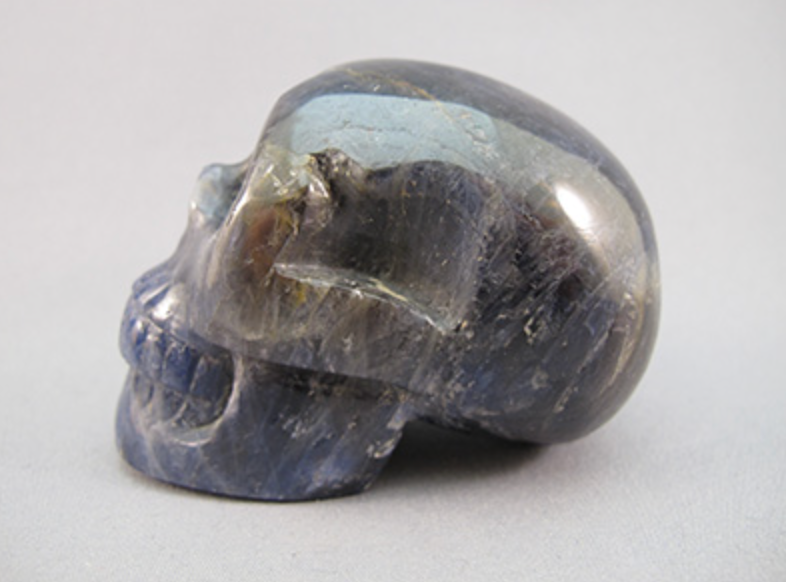 SA-L-307 : Blue Sapphire Crystal Skull