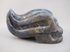 SA-L-369-t : Traveler Blue Sapphire Crystal Skull