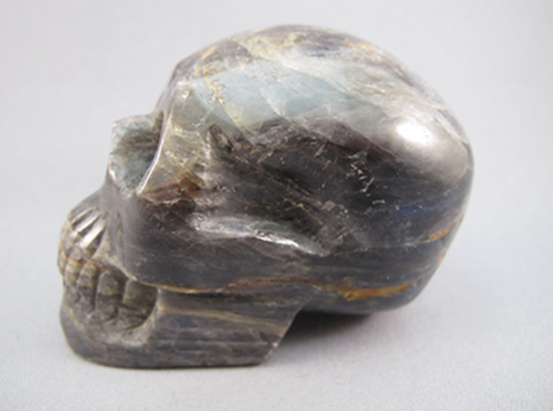 SA-L-407 : Blue Sapphire Crystal Skull
