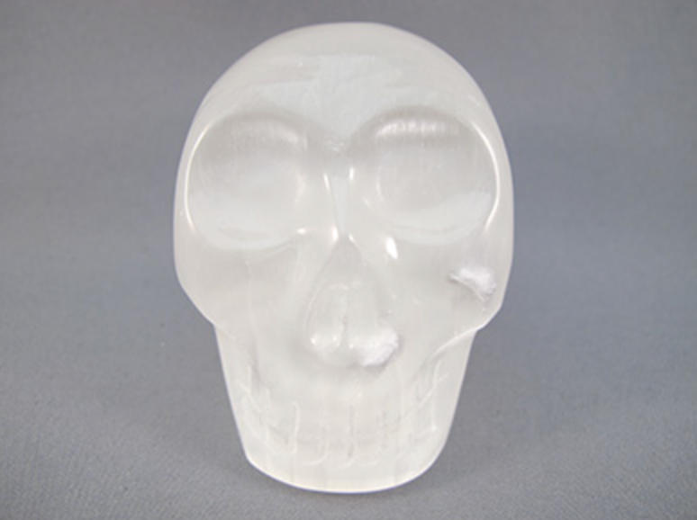 SL-M-250 : Selenite Crystal Skull