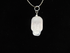 MP-1-SL : Selenite Crystal Skull Pendant (medium)
