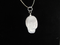 MP-1-SL : Selenite Crystal Skull Pendant (medium)