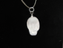 MP-1-SL : Selenite Crystal Skull Pendant (medium)