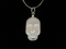 LP-1-SL : Selenite Crystal Skull Pendant (large)