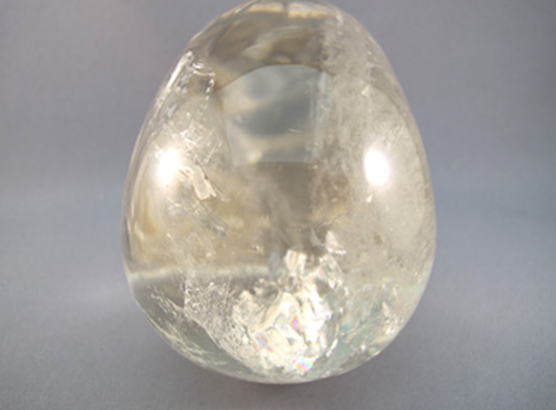 C-L-1066 : Camera Rainbow Citrine Crystal Skull