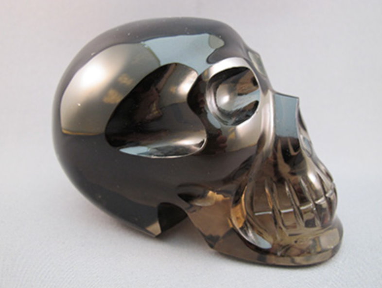 ACS-AC-703 : Ascension Smoky Citrine Crystal Skull