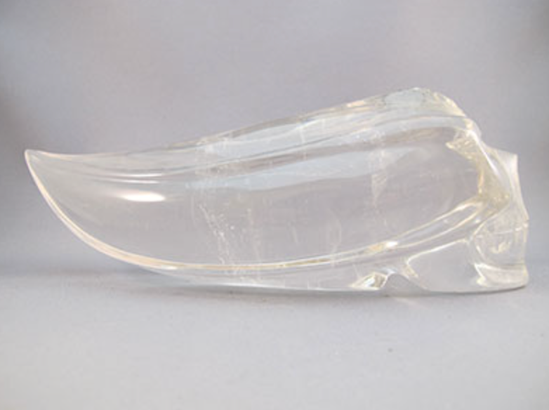 ACS-Q-1164-T : Ascension Quartz Traveler Crystal Skull