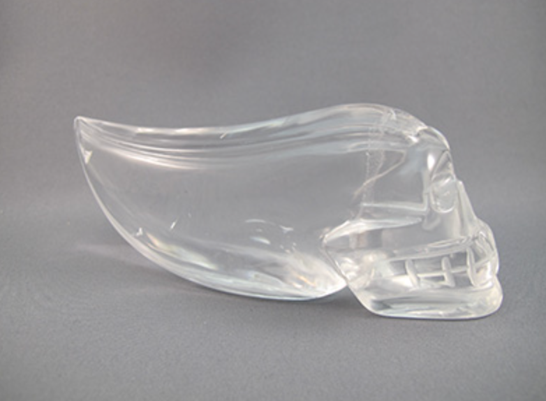 ACS-Q-T-376  : Ascension Quartz Traveler Crystal Skull