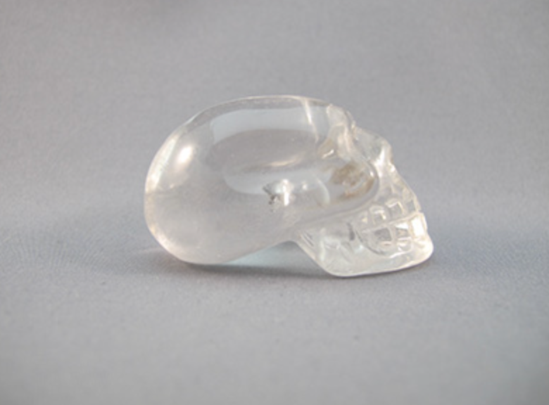 ACS-Q-050 : Mayan-Style Ascension Quartz Crystal Skull