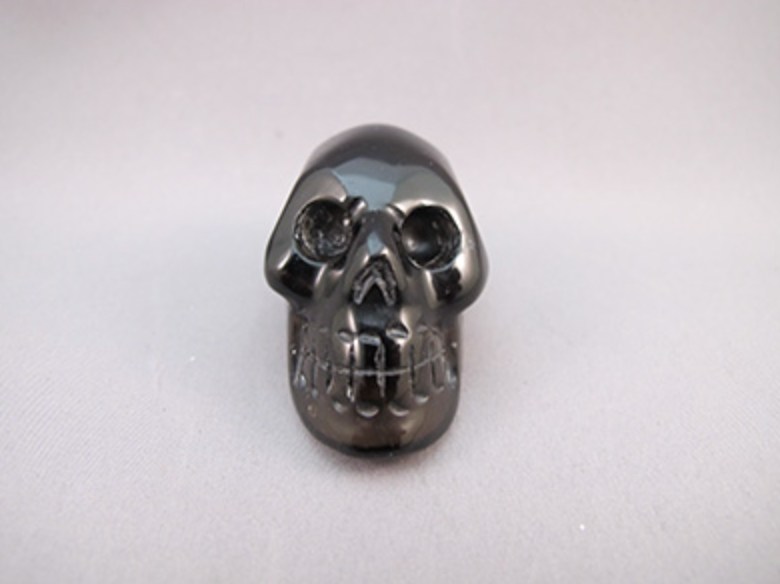 ACS-QM-50 :  Mayan-Style Ascension Smoky Quartz Crystal Skull