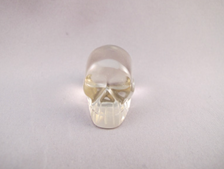 ACS-C-028 : Ascension Citrine Pocket Crystal Skull