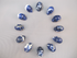 CS-12-BS-D : Dark Blue Sodalite 12 Crystal Skulls Set