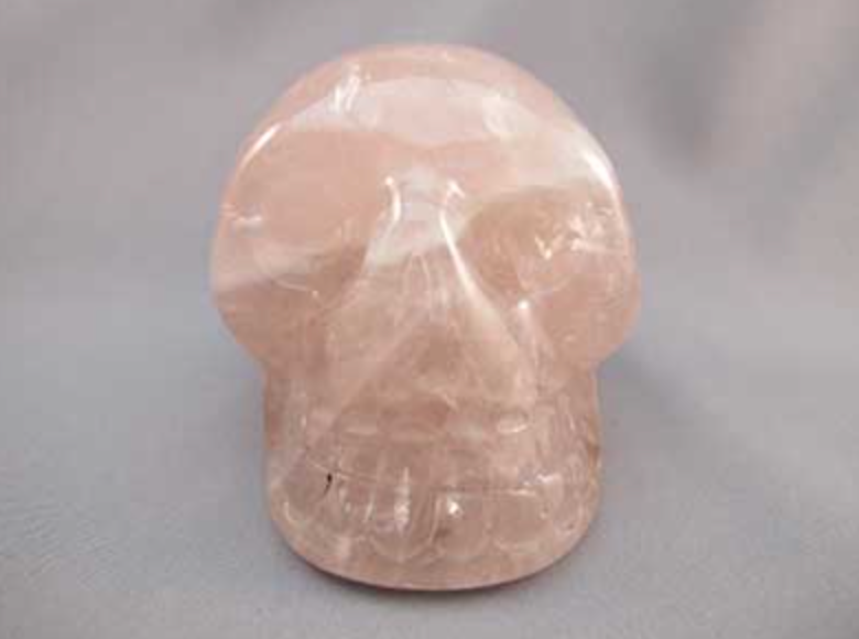 SRQ-M-550 : Star Rose Quartz Crystal Skull