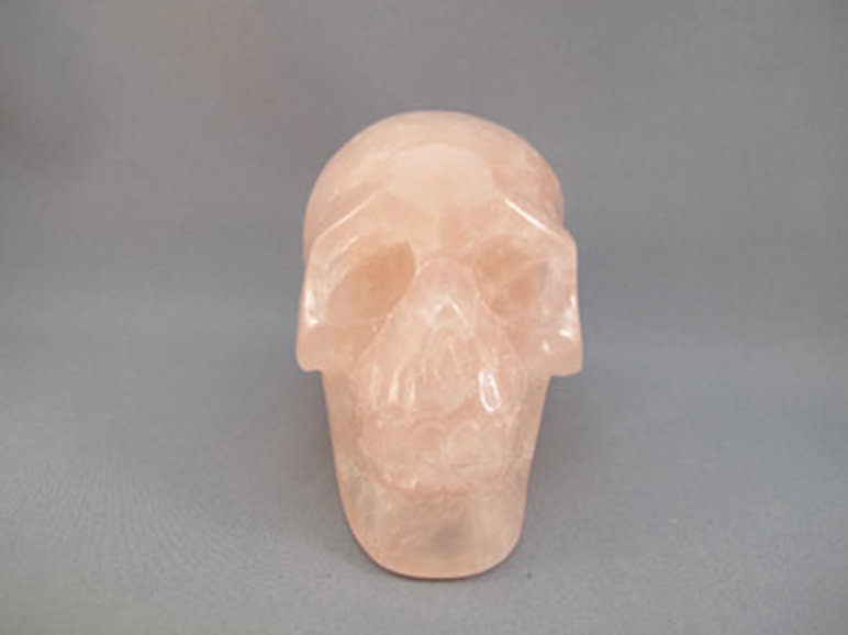 SRQ-M-593 : Star Rose Quartz Crystal Skull