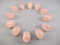CS-12-SRQ : Star Rose Quartz 12 Crystal Skulls Set