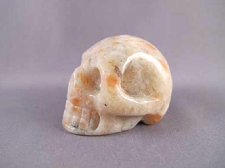 SU-S-80 : Sunstone Crystal Skull
