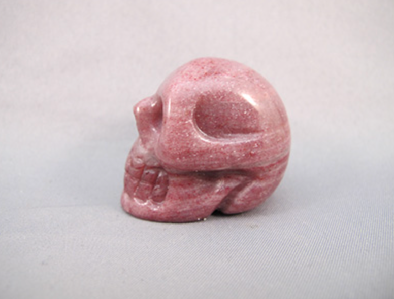TH-S-50 : Thulite Crystal Skull