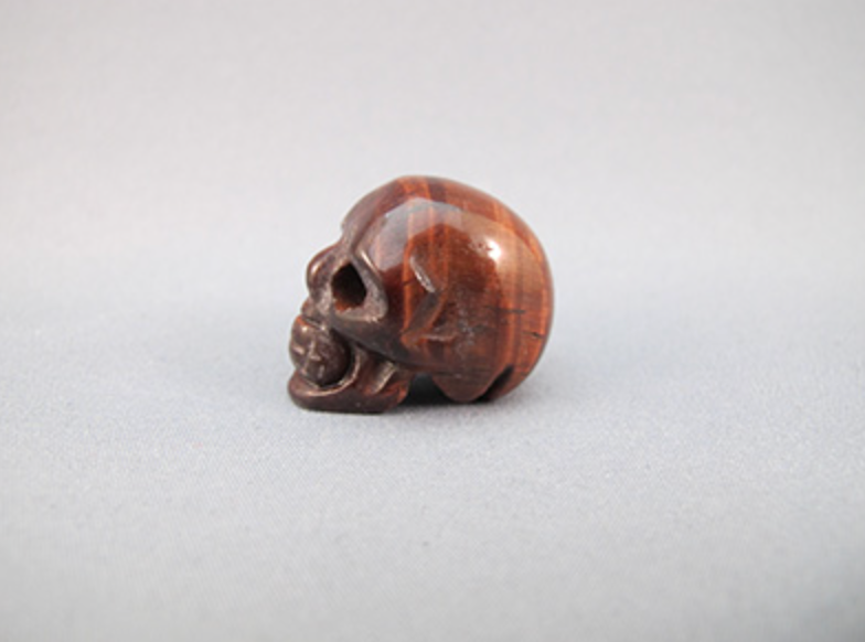 RTE-S-12 : Red Tiger Eye Crystal Skull