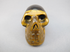 TE-S-90-m : Mayan-Style Tiger Eye Crystal Skull