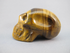 TE-S-90-m : Mayan-Style Tiger Eye Crystal Skull