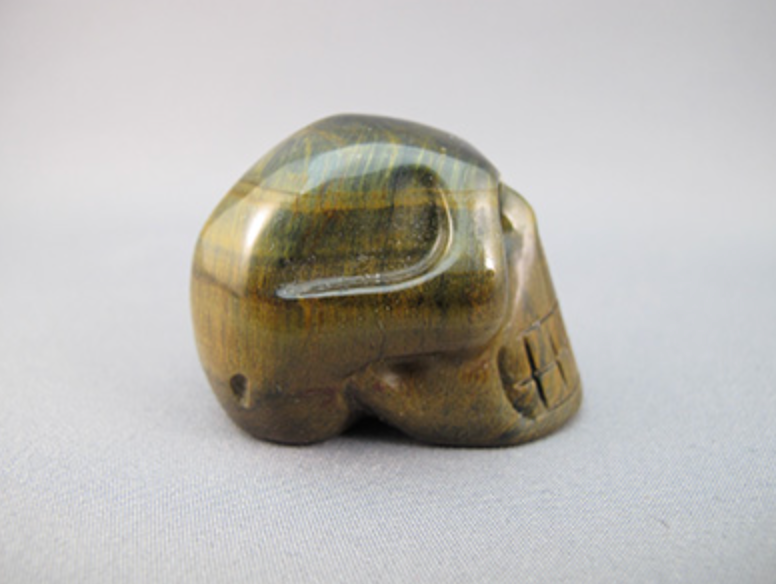 BTE-S-45 - Blue Tiger Eye Crystal Skull