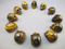 CS-12-TE : Tiger Eye 12 Crystal Skulls Set