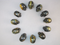 CS-12-BTE : Blue Tiger Eye 12 Crystal Skulls Set