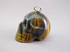 LP-1-BTE : Blue Tiger Eye Crystal Skull Pendant (large)
