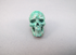 T-S-6.6  : Anatomical Gem Green Turquoise Crystal Skull